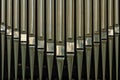 Organ pipes in Merseburg Royalty Free Stock Photo