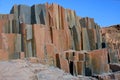 Organ Pipes rock formation, near Twyfelfontein, Damaraland, Namibia Royalty Free Stock Photo