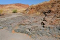 Organ Pipes rock formation, near Twyfelfontein, Damaraland, Namibia Royalty Free Stock Photo