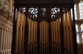 Organ pipes in Westminster Abbey, London
