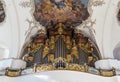 The Organ register of the Catholic parish church of St. Martin Royalty Free Stock Photo