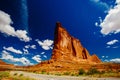 The Organ sandstone, Arches National Park, Utah, USA. Royalty Free Stock Photo