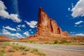 The Organ sandstone, Arches National Park, Utah, USA. Royalty Free Stock Photo