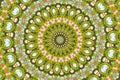 Organic abstract kaleidoscope pattern background