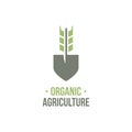 Organic agriculture and farm logo template vector for your business