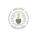 Organic agriculture and farm logo template vector for your business