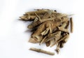 Organic Ashwagandha (Withania somnifera) roots.