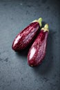 Organic Aubergine Royalty Free Stock Photo