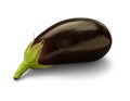 Organic Aubergine Royalty Free Stock Photo