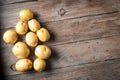 Organic baby potatoes Royalty Free Stock Photo