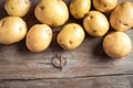 Organic baby potatoes Royalty Free Stock Photo