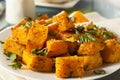 Organic Baked Butternut Squash Royalty Free Stock Photo