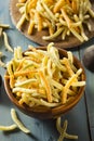 Organic Baked Veggie Straws Royalty Free Stock Photo