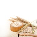 Organic barley grains Royalty Free Stock Photo