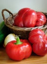 Organic bell pepper paprika Royalty Free Stock Photo