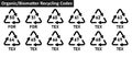 Organic biomatter recycling codes 50,51,60-69 for industrial and factory purposes.