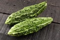 Organic Bitter melons Royalty Free Stock Photo