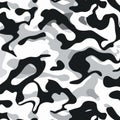 Organic Black And White Camo Pattern With Scoutcore Aesthetics Royalty Free Stock Photo