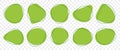 Organic blob shapes vector irregular figures