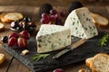 Organic Blue Cheese Wedge Royalty Free Stock Photo