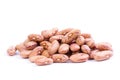 Organic Borlotti Beans Royalty Free Stock Photo