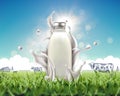 Organic bottle milk ads