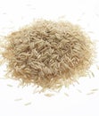 Organic brown basmati rice Royalty Free Stock Photo