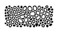 Organic Bubbles Abstract Pattern Vector Art, vector design Generative AI Royalty Free Stock Photo