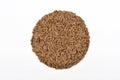 organic caraway seed and a bright background