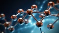 organic carbon atom Royalty Free Stock Photo