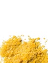 Organic Carnauba Wax, Cosmetic chemical on white background.