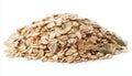 Organic Cereal And Grain Seed Mix On White Background Royalty Free Stock Photo