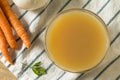 Organic Chicken Bone Broth Royalty Free Stock Photo
