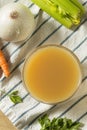 Organic Chicken Bone Broth Royalty Free Stock Photo