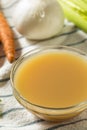 Organic Chicken Bone Broth Royalty Free Stock Photo