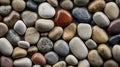 Organic Cobblestone and Pebble Surface Royalty Free Stock Photo
