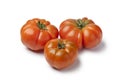 Organic Coeur de Boeuf tomatoes Royalty Free Stock Photo