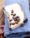 Organic Coffee Homemade Soap Royalty Free Stock Photo