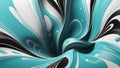 Organic colorful liquid lines splash as abstract plane wallpaper. Generative AI