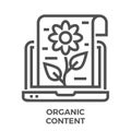 Organic content icon