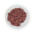 Organic cooked azuki beans