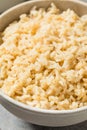 Organic Cooked Short Grain Brown Rice Royalty Free Stock Photo