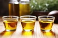 organic cooking oils measured in small cups