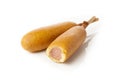 Organic CornDog on a stick Royalty Free Stock Photo