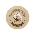 Organic cotton emblem