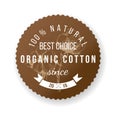 Organic cotton label