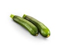 Organic Courgettes Royalty Free Stock Photo