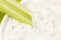 Organic Crunchy Celery and ranch dip