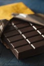 Organic Dark Chocolate Candy Bar Royalty Free Stock Photo