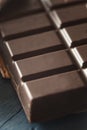 Organic Dark Chocolate Candy Bar Royalty Free Stock Photo